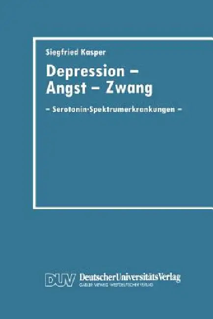 Buy Depression, Angst Und Zwang (English, Siegfried Kasper) — BookShops.in