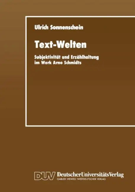 Buy Text-Welten (English, Ulrich Sonnenschein) — BookShops.in