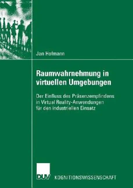 Buy Raumwahrnehmung in Virtuellen Umgebungen (English, Jan Hofmann) — BookShops.in