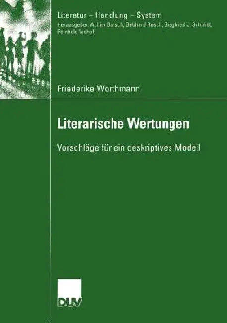 Buy Literarische Wertungen (English, Friederike Worthmann) — BookShops.in