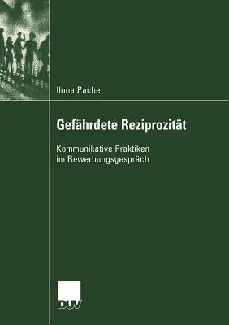 Buy Gefährdete Reziprozität (English, Ilona Pache) — BookShops.in