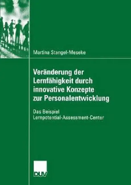 Buy Veränderung Der Lernfähigkeit Durch Innovative Konzepte Zur Personalentwicklung (English, Martina Stangel-Meseke) — BookShops.in