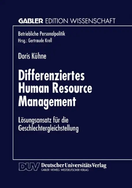 Buy Differenziertes Human Resource Management (English, Doris Kühne) — BookShops.in