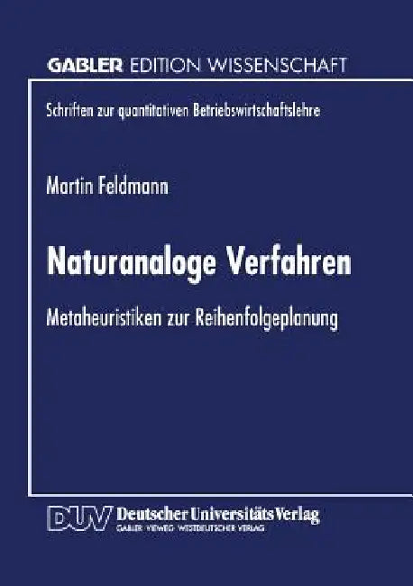 Buy Naturanaloge Verfahren (English, Martin Feldmann) — BookShops.in
