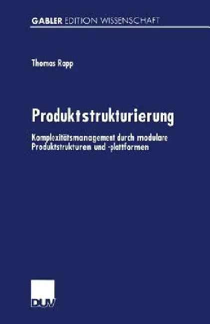 Buy Produktstrukturierung (English, Thomas Rapp) — BookShops.in