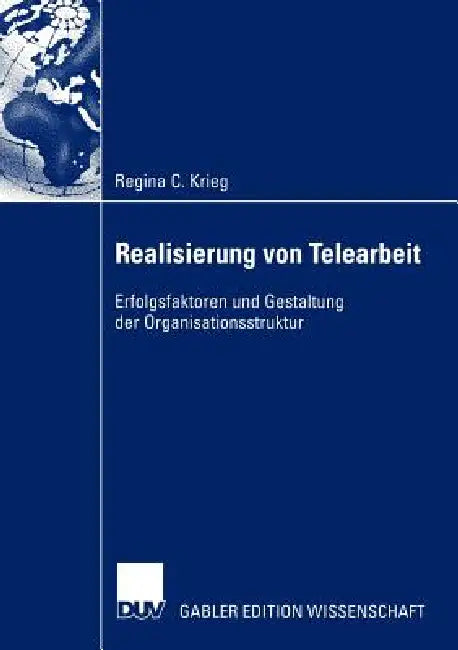 Buy Realisierung Von Telearbeit (English, Regina Krieg) — BookShops.in