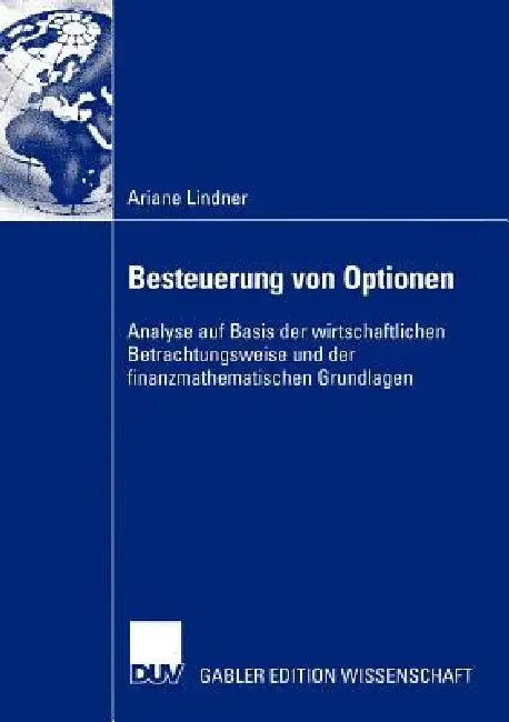 Buy Besteuerung Von Optionen (English, Ariane Lindner) — BookShops.in