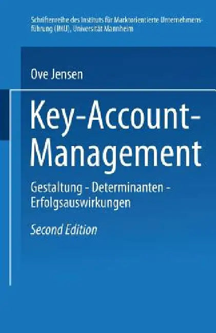Buy Key-Account-Management (English, Ove Jensen) — BookShops.in