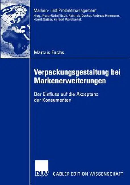 Buy Verpackungsgestaltung Bei Markenerweiterungen (English, Marcus Fuchs) — BookShops.in