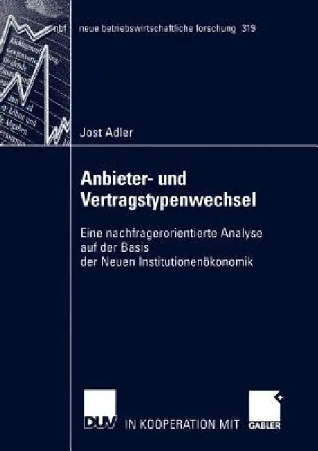 Buy Anbieter- Und Vertragstypenwechsel (English, Jost Adler) — BookShops.in