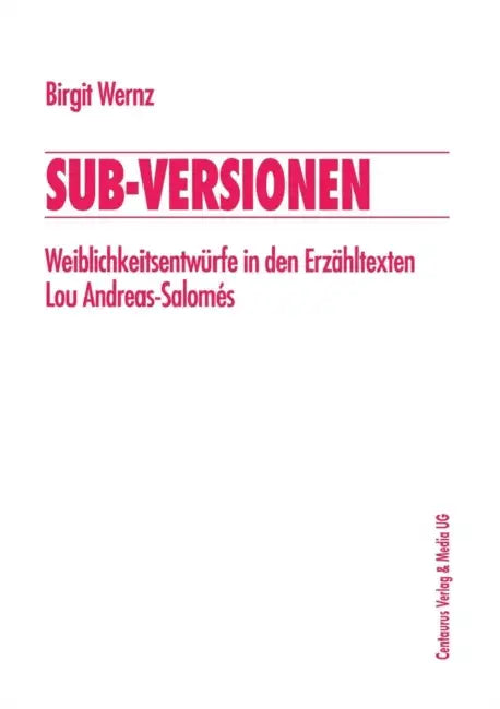 Buy Sub-Versionen (English, Birgit Wernz) — BookShops.in