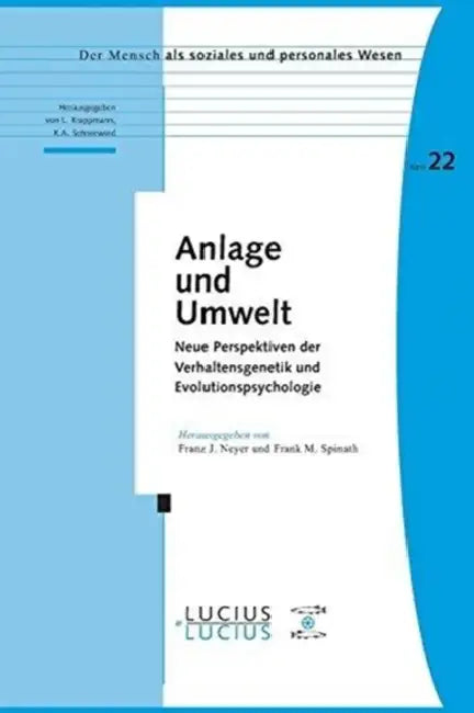 Buy Anlage und Umwelt (English, Franz J. Neyer | Frank M. Spinath) — BookShops.in