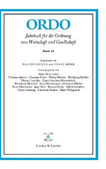 Buy Ordo 61 (English, de Gruyter) — BookShops.in
