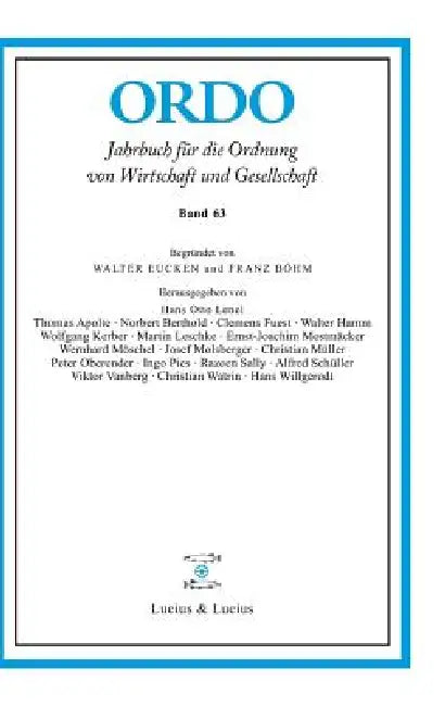 Buy Ordo 63 (English, de Gruyter) — BookShops.in