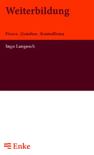 Buy Weiterbildung (English, Ingo Langosch) — BookShops.in