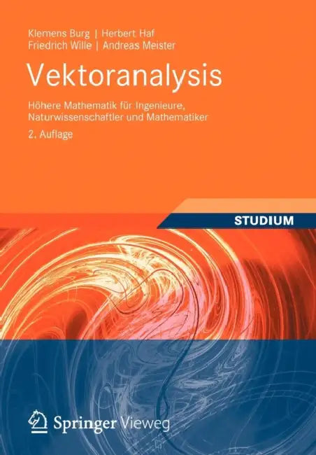 Buy Vektoranalysis (English, Klemens Burg | Herbert Haf | Friedrich Wille) — BookShops.in