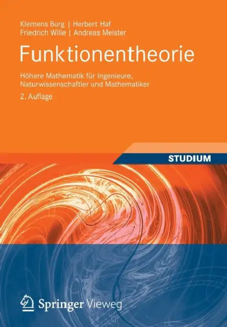 Buy Funktionentheorie (English, Klemens Burg | Herbert Haf | Friedrich Wille) — BookShops.in