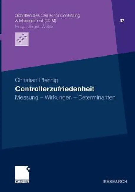Buy Controllerzufriedenheit (English, Christian Pfennig) β BookShops.in