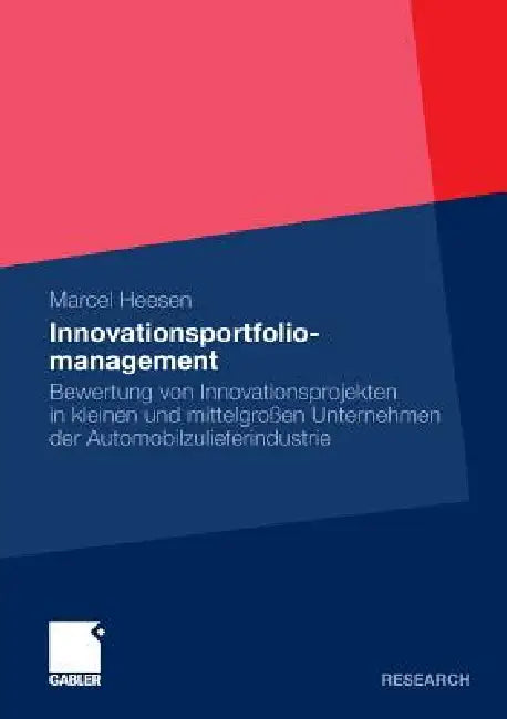 Buy Innovationsportfoliomanagement (English, Marcel Heesen) — BookShops.in