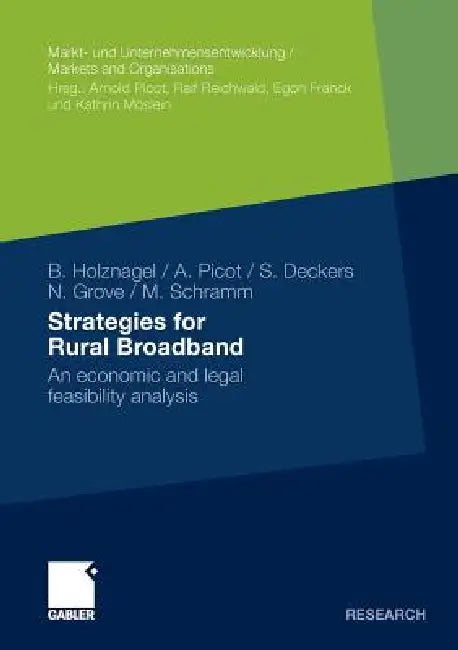 Buy Strategies for Rural Broadband (English, Bernd Holznagel | Arnold Picot | Sebastian Deckers) — BookShops.in