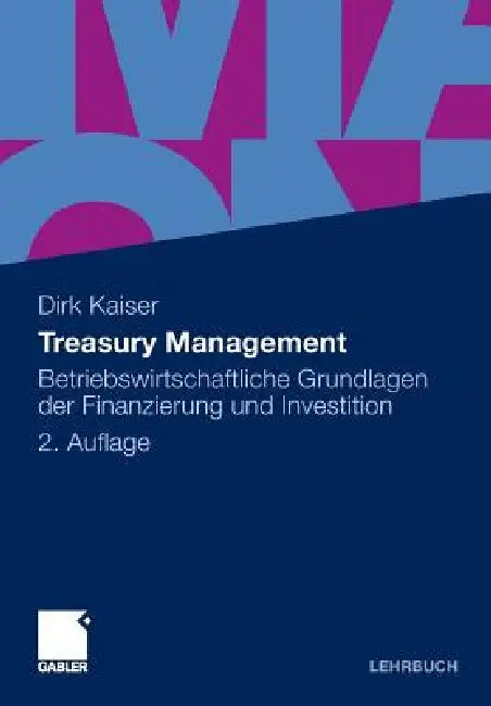 Buy Treasury Management (English, Dirk Kaiser) β BookShops.in