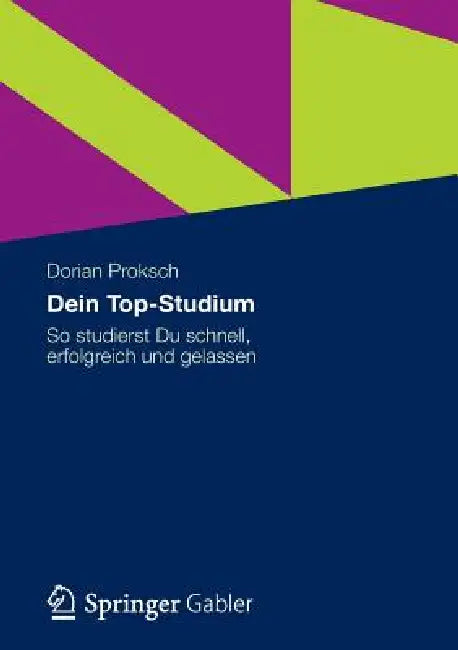 Buy Dein Top-Studium (English, Dorian Proksch) — BookShops.in