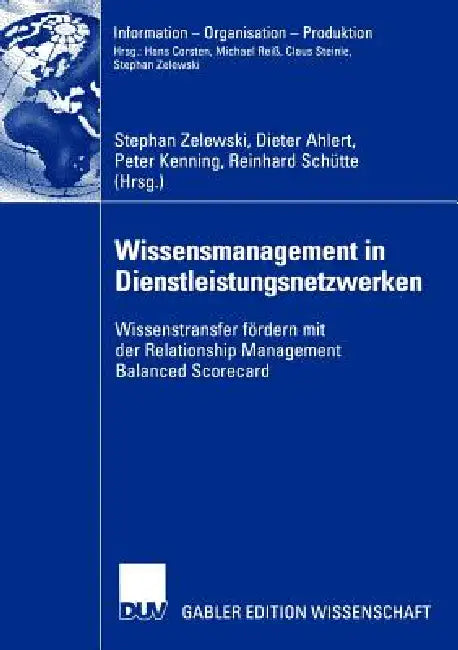 Buy Wissensmanagement in Dienstleistungsnetzwerken (English, Stephan Zelewski | Dieter Ahlert | Peter Kenning) — BookShops.in