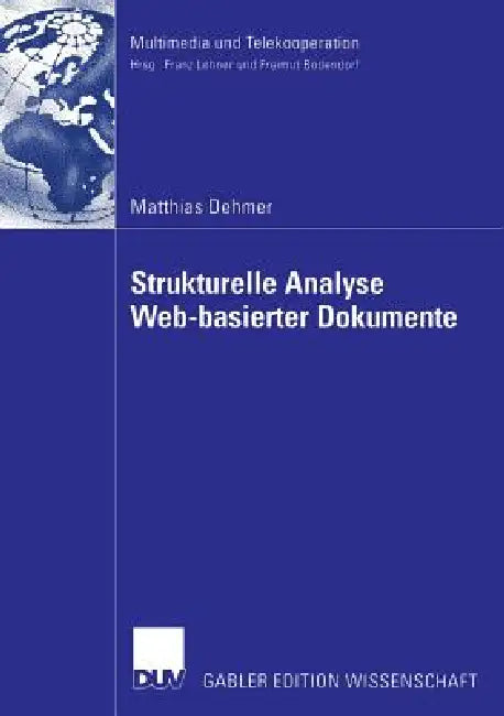 Buy Strukturelle Analyse Web-Basierter Dokumente (English, Matthias Dehmer) — BookShops.in