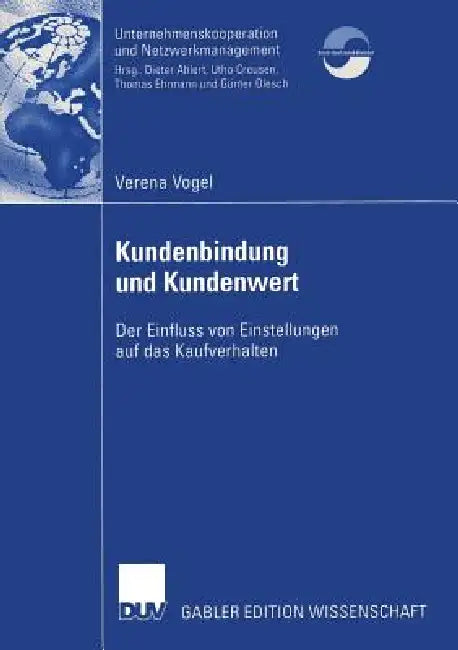 Buy Kundenbindung Und Kundenwert (English, Verena Vogel) — BookShops.in
