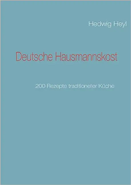 Buy Deutsche Hausmannskost (English, Hedwig Heyl) — BookShops.in