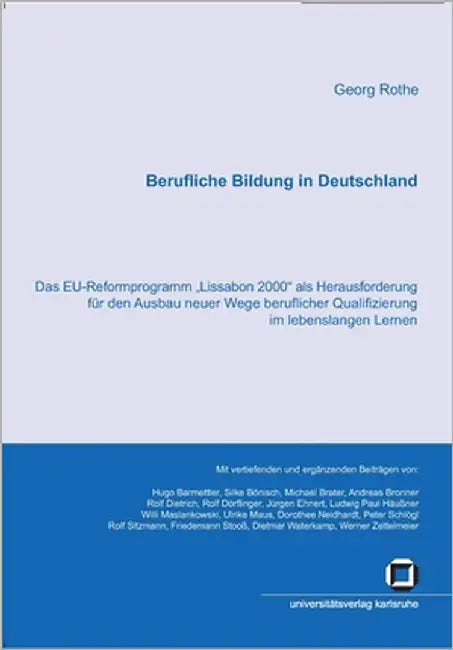 Buy Berufliche Bildung in Deutschland (English, Georg Rothe) — BookShops.in