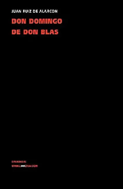 Buy Don Domingo de don Blas (English, Juan Ruiz de Alarcón Y. Mendoza) — BookShops.in