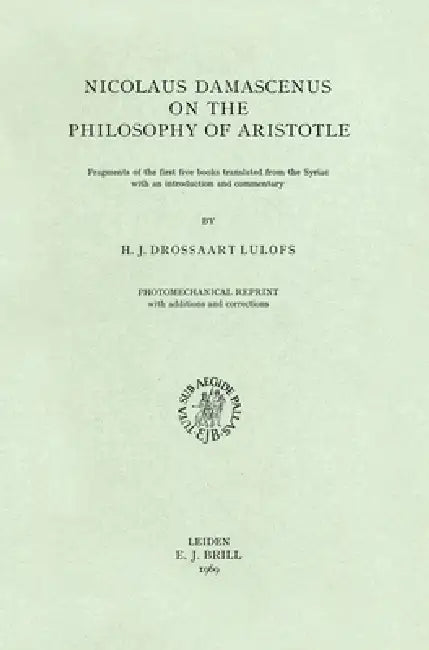 Buy On the Philosophy of Aristotle (English, H. J. Drossaart Lulofs | H. J. Drossaart Lulofs) — BookShops.in