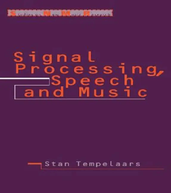 Buy Signal Processing, Speech and Music (English, Stan Tempelaars) — BookShops.in