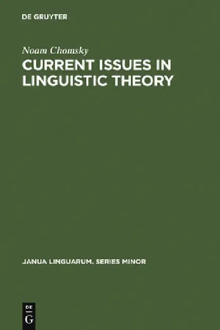 Buy Current Issues in Linguistic Theory (English, Noam Chomsky) — BookShops.in
