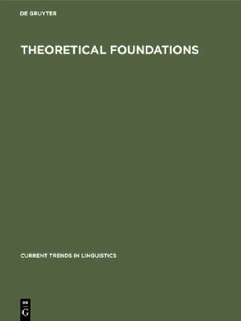 Buy Theoretical Foundations (English, Charles a. Ferguson) — BookShops.in