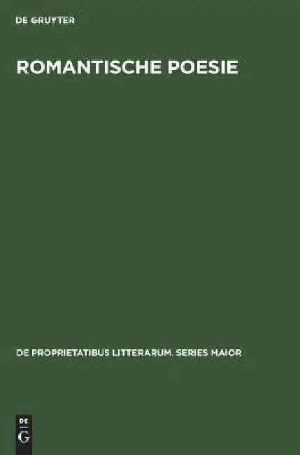 Buy Romantische Poesie (English, Raimund Belgardt) — BookShops.in