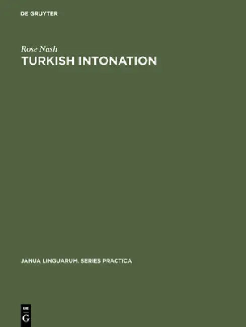 Buy Turkish Intonation (English, Rose Nash) — BookShops.in