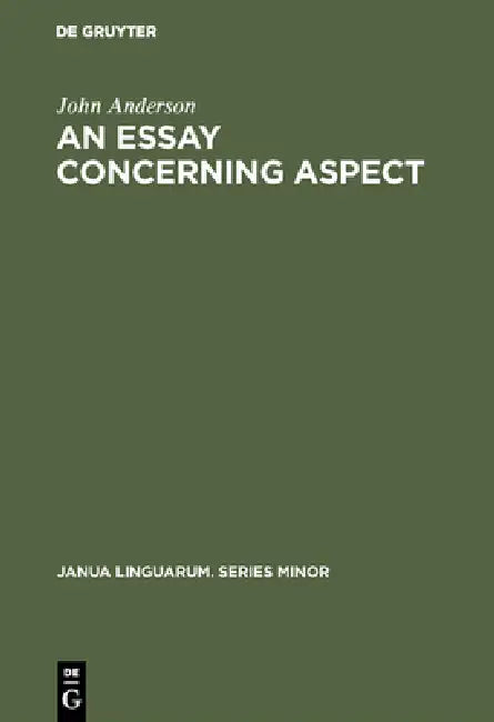 Buy An Essay Concerning Aspect (English, John Anderson) — BookShops.in