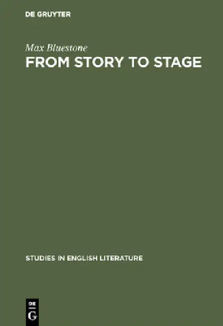 Buy From Story to Stage (English, Max Bluestone) — BookShops.in