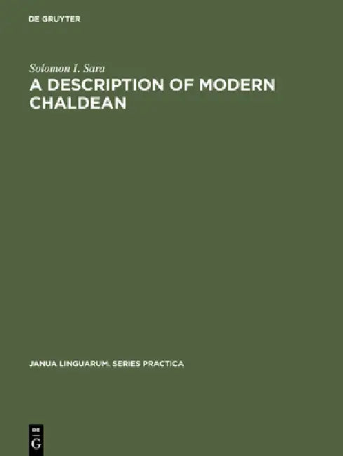 Buy A Description of Modern Chaldean (English, Solomon I. Sara) β BookShops.in