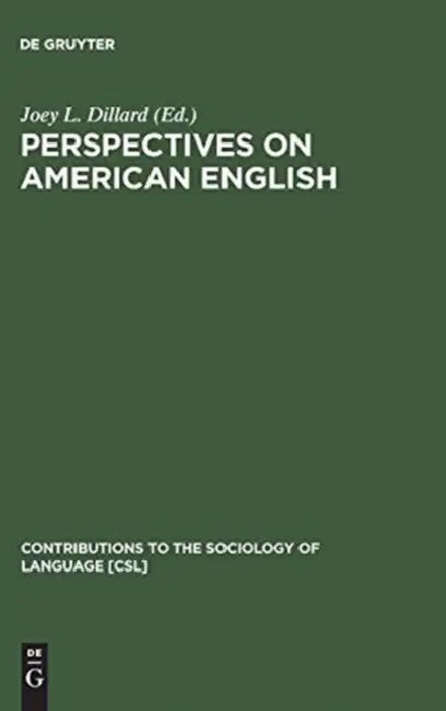 Buy Perspectives on American English (English, Joey L. Dillard) — BookShops.in