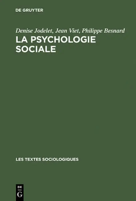 Buy La Psychologie Sociale (English, Denise Jodelet) — BookShops.in
