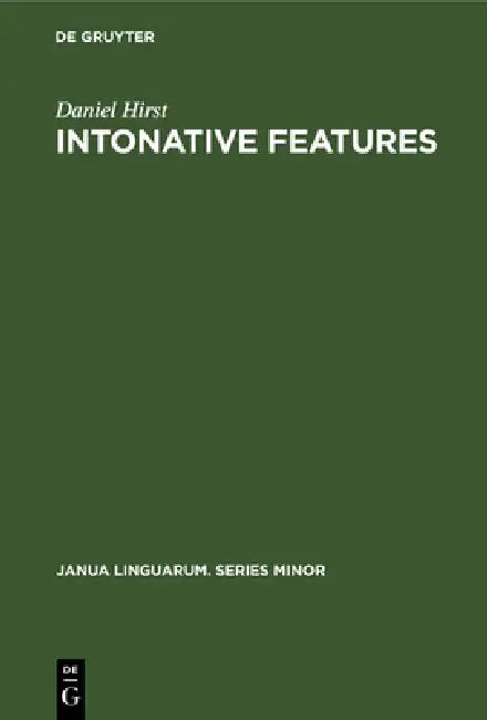 Buy Intonative Features (English, Daniel Hirst) — BookShops.in