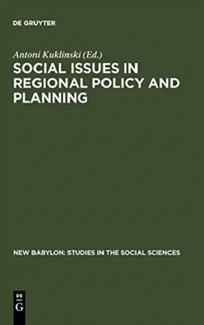 Buy Social Issues in Regional Policy and Planning (English, Antoni Kuklinski) — BookShops.in
