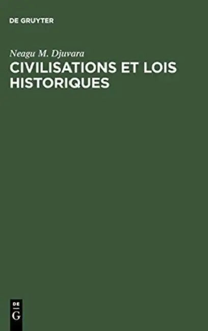 Buy Civilisations et lois historiques (English, Neagu M. Djuvara) — BookShops.in