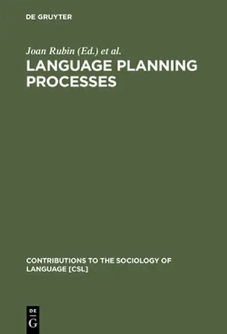 Buy Language Planning Processes (English, Joan Rubin) — BookShops.in