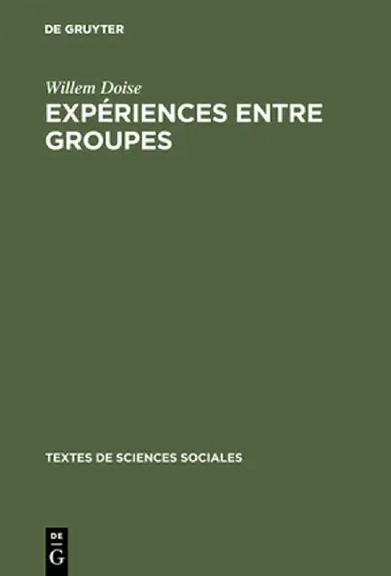 Buy Exp'riences Entre Groupes (English, Willem Doise) — BookShops.in