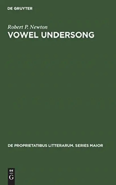 Buy Vowel undersong (English, Robert P. Newton) — BookShops.in