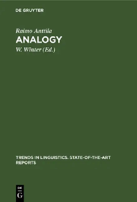 Buy Analogy (English, Raimo Anttila | W. Winter) — BookShops.in